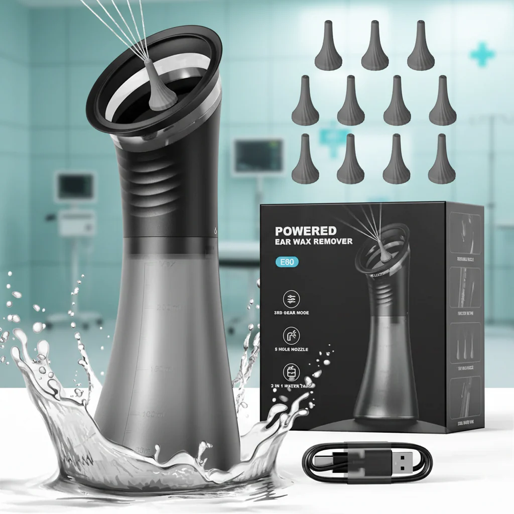 Rechargeable 3 Pressure Modes Dual-Tank Ear Wax Removal - Image 19