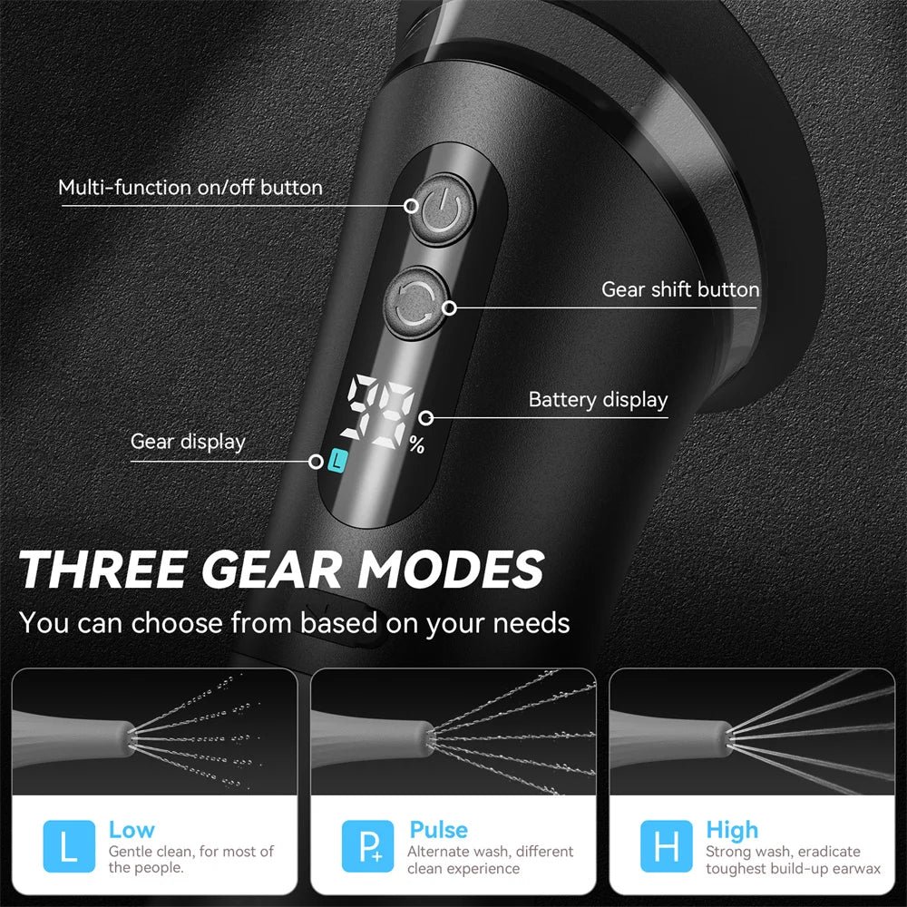Rechargeable 3 Pressure Modes Dual-Tank Ear Wax Removal - Image 3