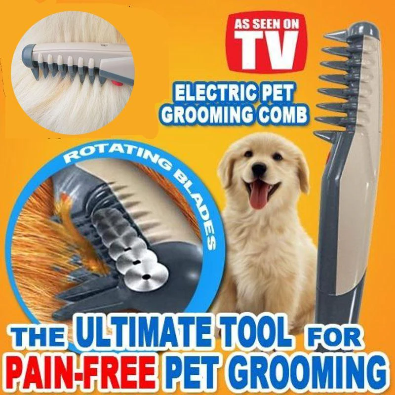 Electric Pet Grooming Comb