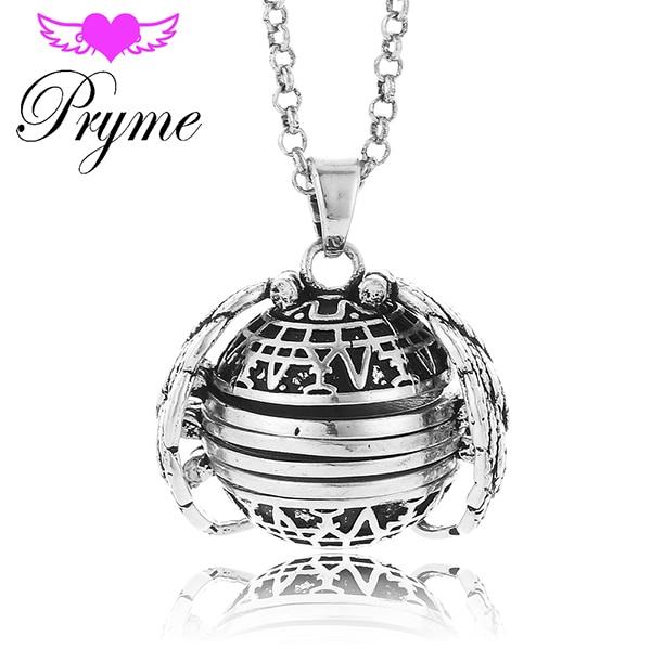 Elegant Angel Wings 6-Photo Locket Necklace - Image 5