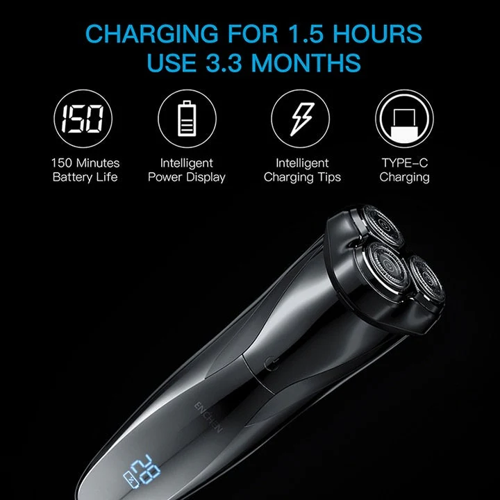 Enchen™ 3D Triple Blade IPX7 Electric Razor Shaver - Image 16