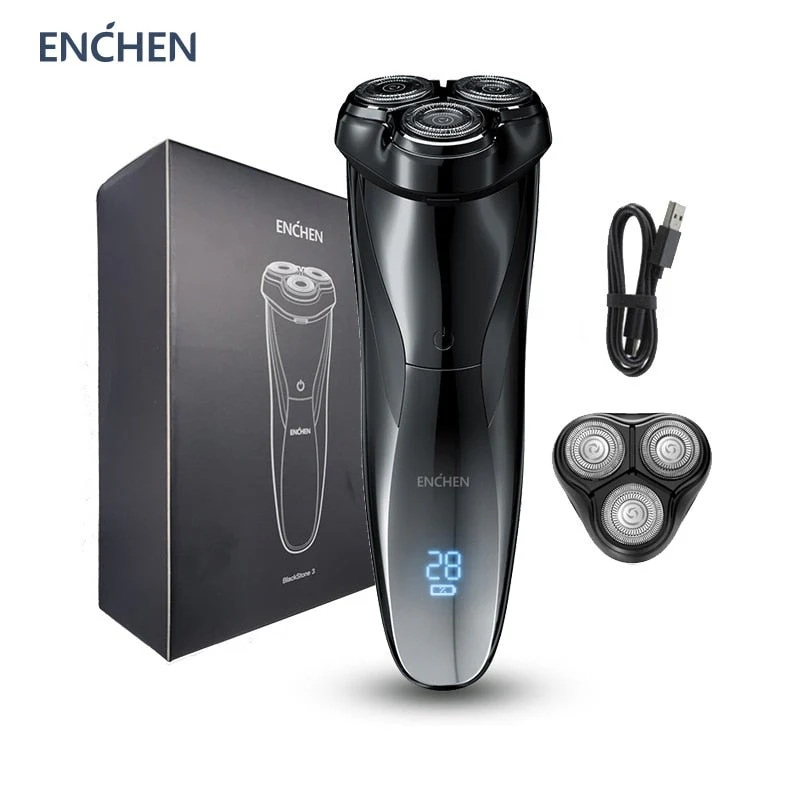 Enchen™ 3D Triple Blade IPX7 Electric Razor Shaver - Image 2
