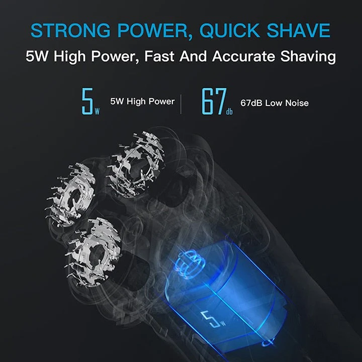 Enchen™ 3D Triple Blade IPX7 Electric Razor Shaver - Image 7