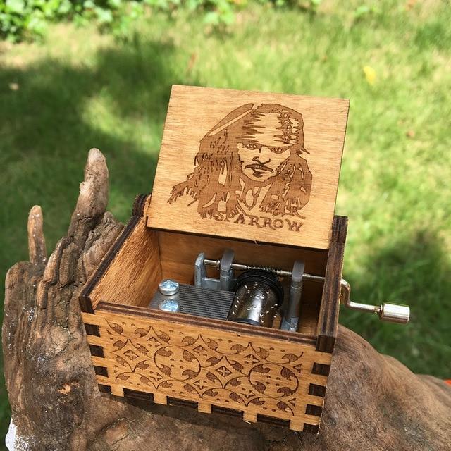 Hand-Carved Themed Music Box Collection - Image 22