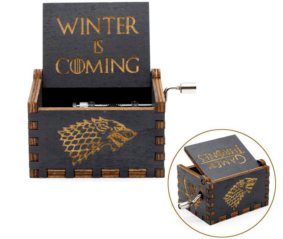 Hand-Carved Themed Music Box Collection - Image 32