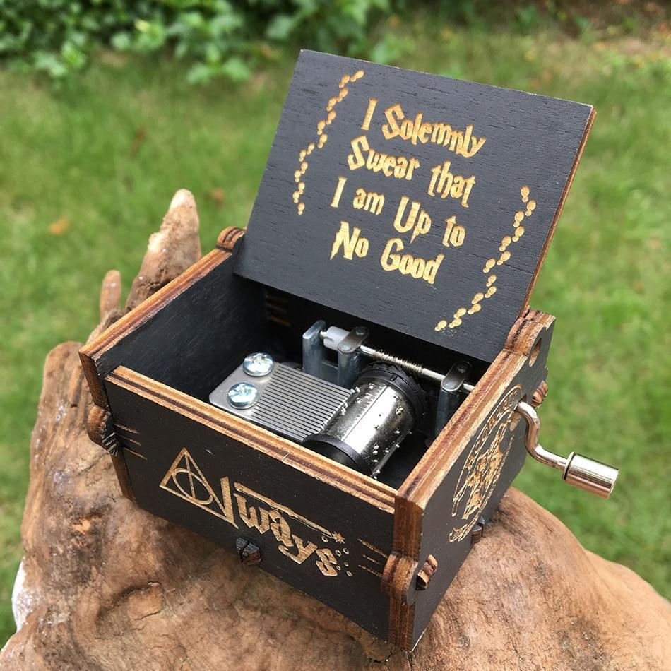 Hand-Carved Themed Music Box Collection - Image 9