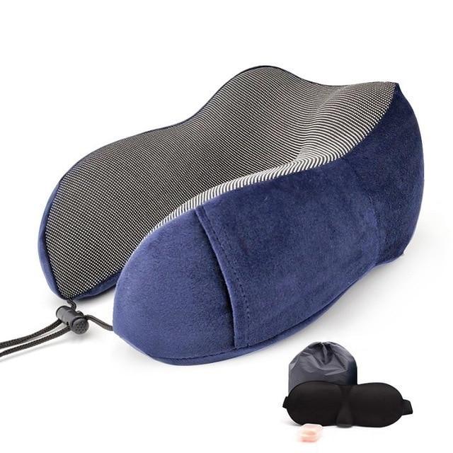 Ergonomic Memory Foam Travel Neck Pillow kit - Image 11