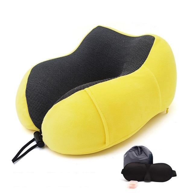Ergonomic Memory Foam Travel Neck Pillow kit - Image 13