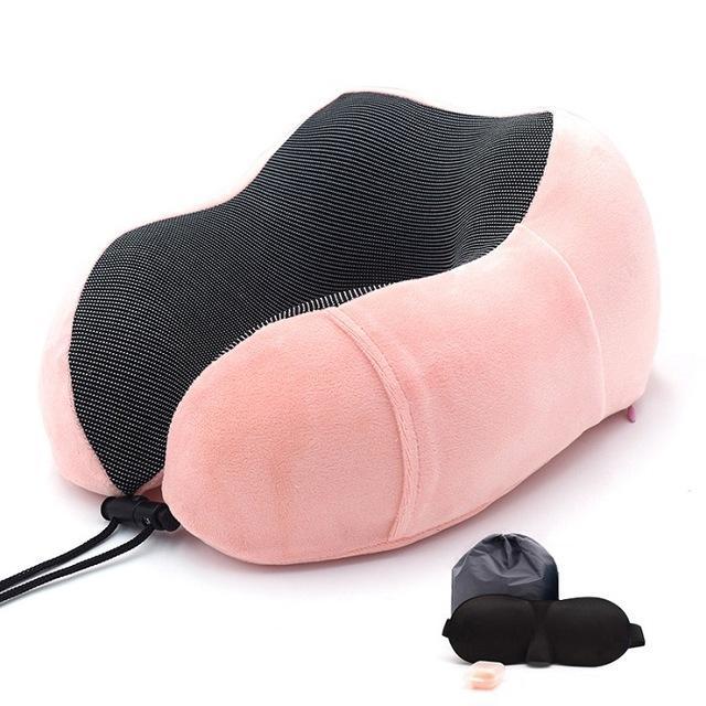 Ergonomic Memory Foam Travel Neck Pillow kit - Image 14