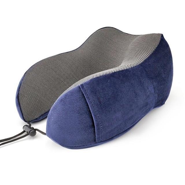 Ergonomic Memory Foam Travel Neck Pillow kit - Image 2