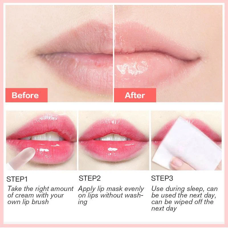 Essential Oil Repair Hydrating Lip Mask Cream - Image 3