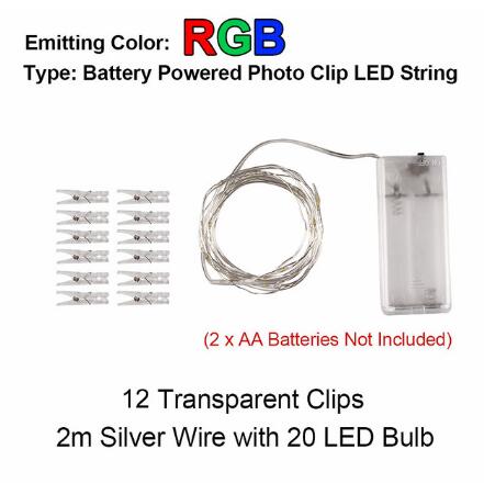 Fairy™ Photo Clip USB LED String Lights - Image 2