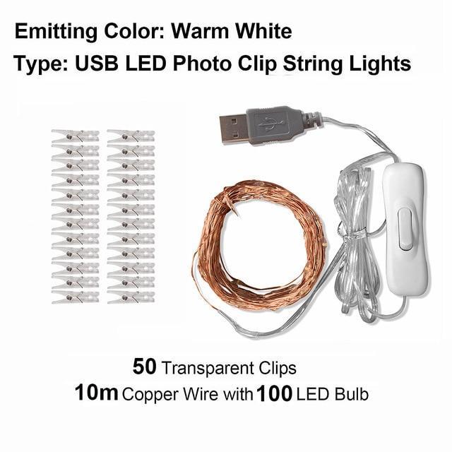 Fairy™ Photo Clip USB LED String Lights - Image 5