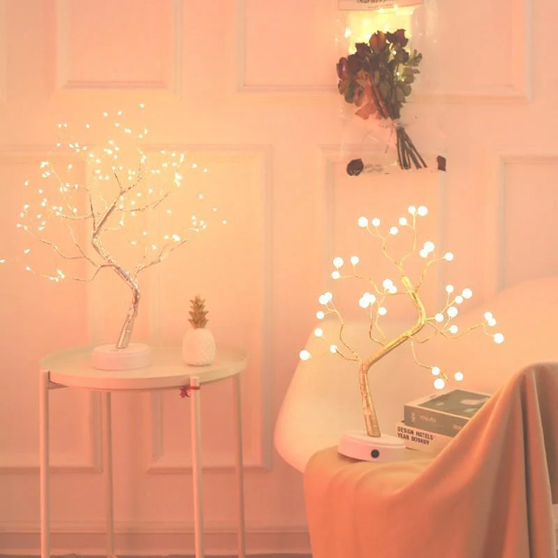 FairyGarden™ LED Light Tree Copper Lamp - Image 2