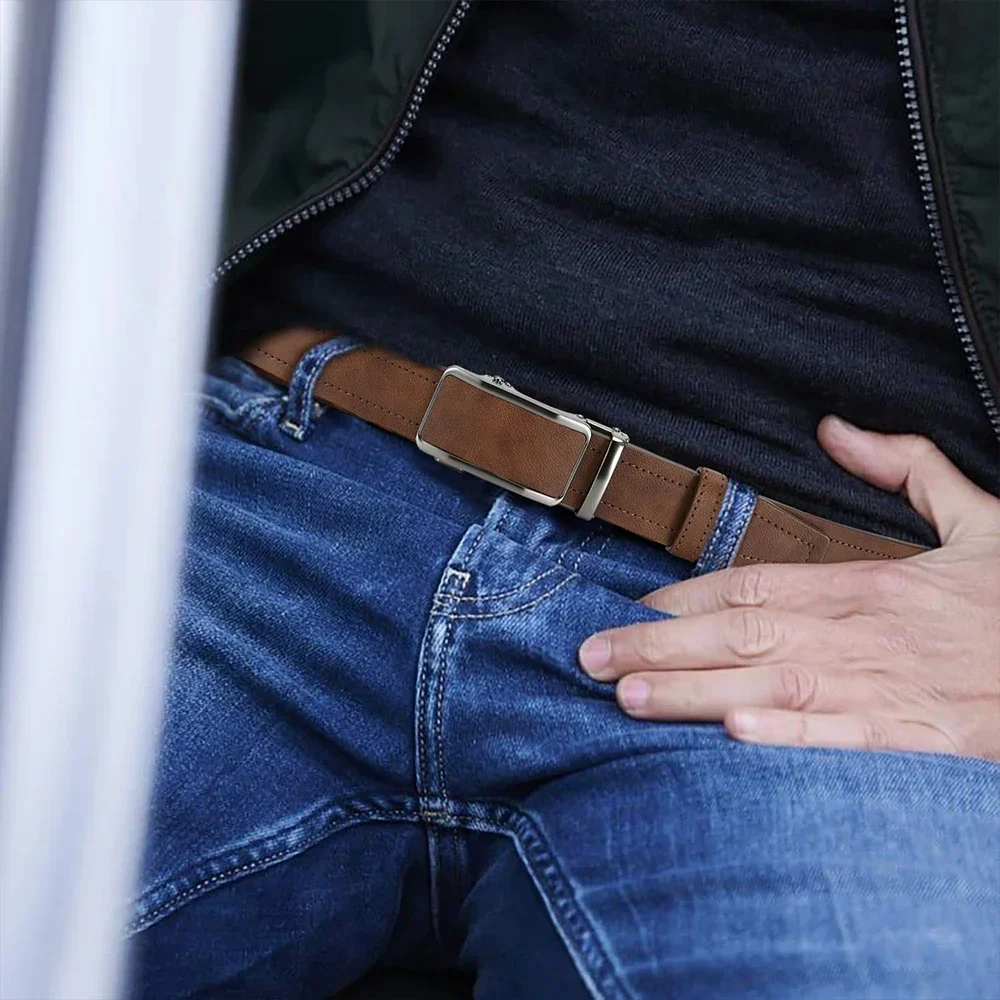 One-Handed Operation Automatic Buckle Holes-Free Micro-Adjustable Belt - Image 4