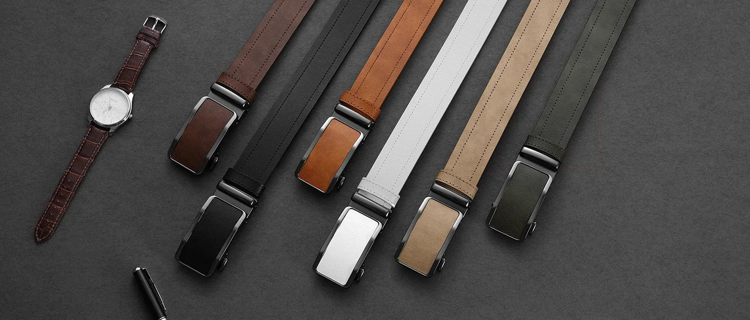 One-Handed Operation Automatic Buckle Holes-Free Micro-Adjustable Belt - Image 8