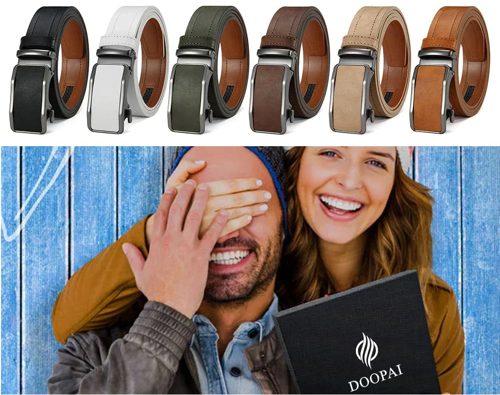 One-Handed Operation Automatic Buckle Holes-Free Micro-Adjustable Belt - Image 9