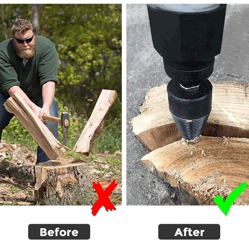 Powerful Firewood Drill Bit Splitter - Image 10