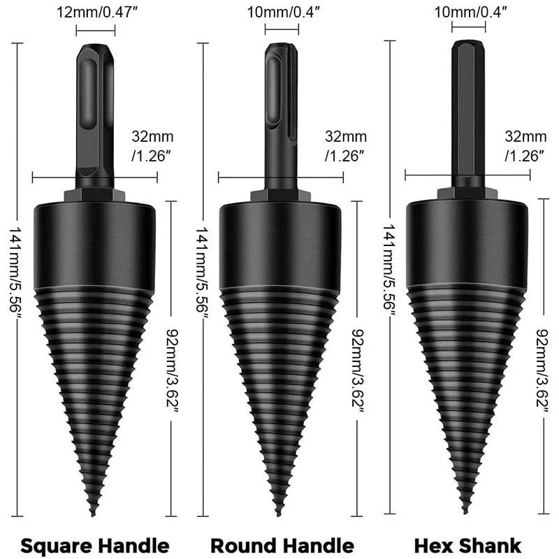 Powerful Firewood Drill Bit Splitter - Image 4