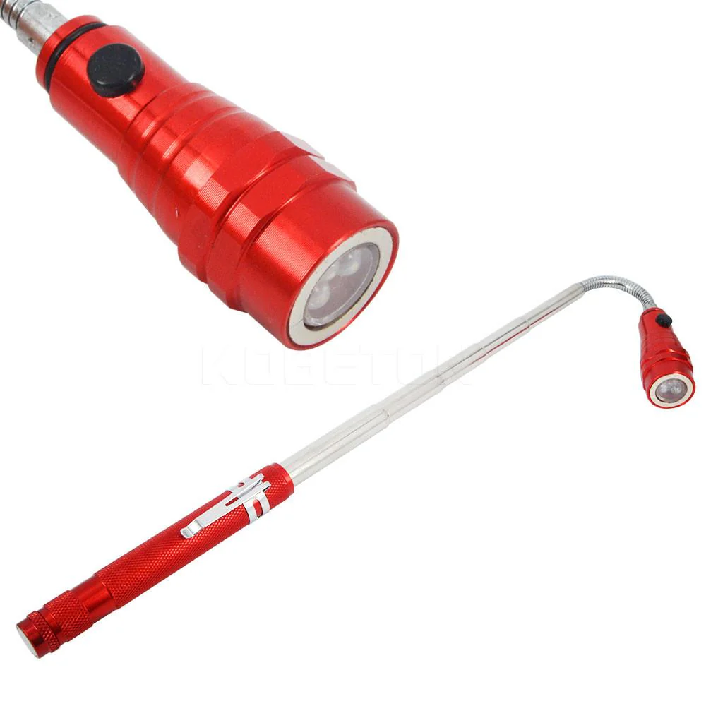 Flexible Telescopic 3 LED Magnetic Flashlight - Image 4
