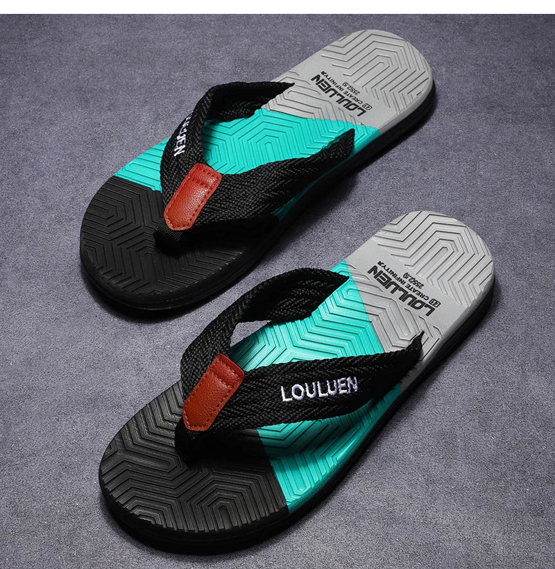 Waterproof & Anti-Slip Flexible Men's Cushioned Summer Flip Flops - Image 12