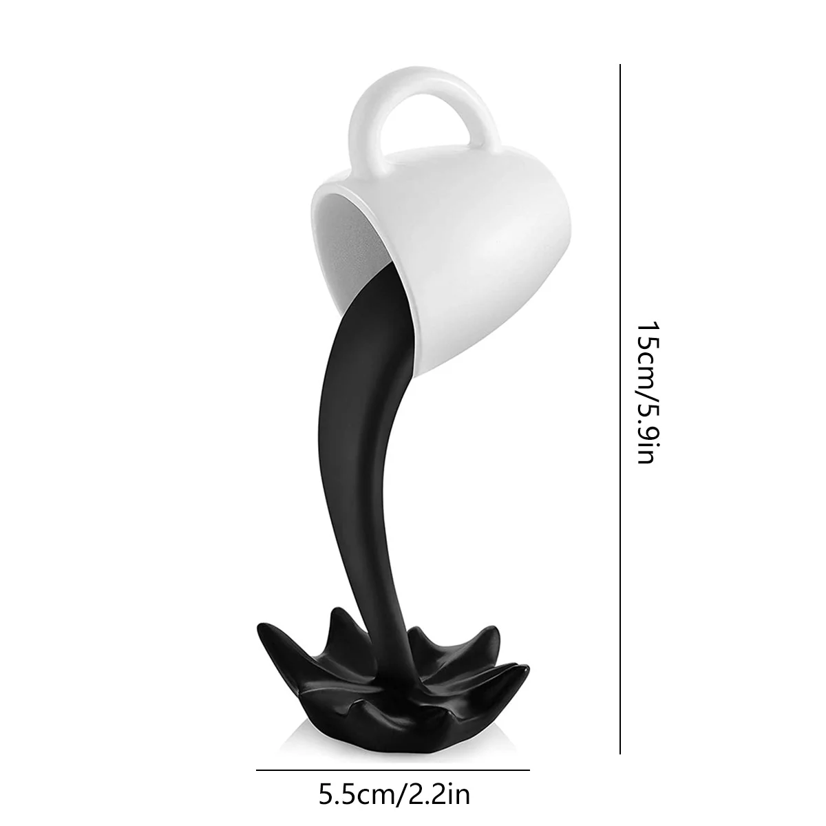 Floating Coffee Cup Art Sculpture - Image 7