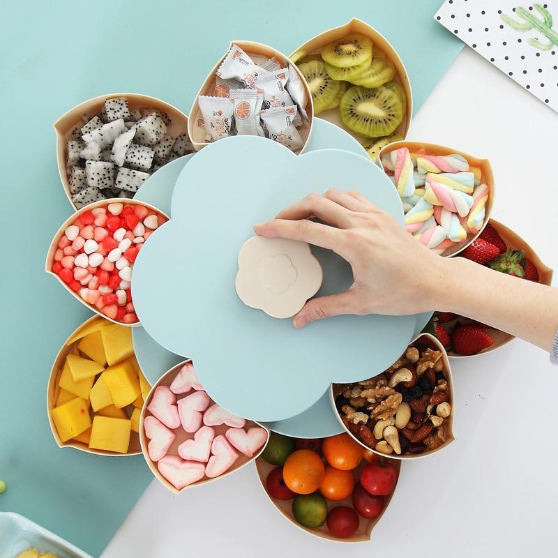 Flower-Shaped Expandable Snack Box