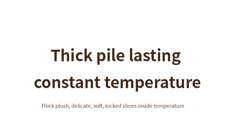 Thick Supportive Sole Lightweight Consistent Temperature Insulation Unisex Winter Slippers - Image 10