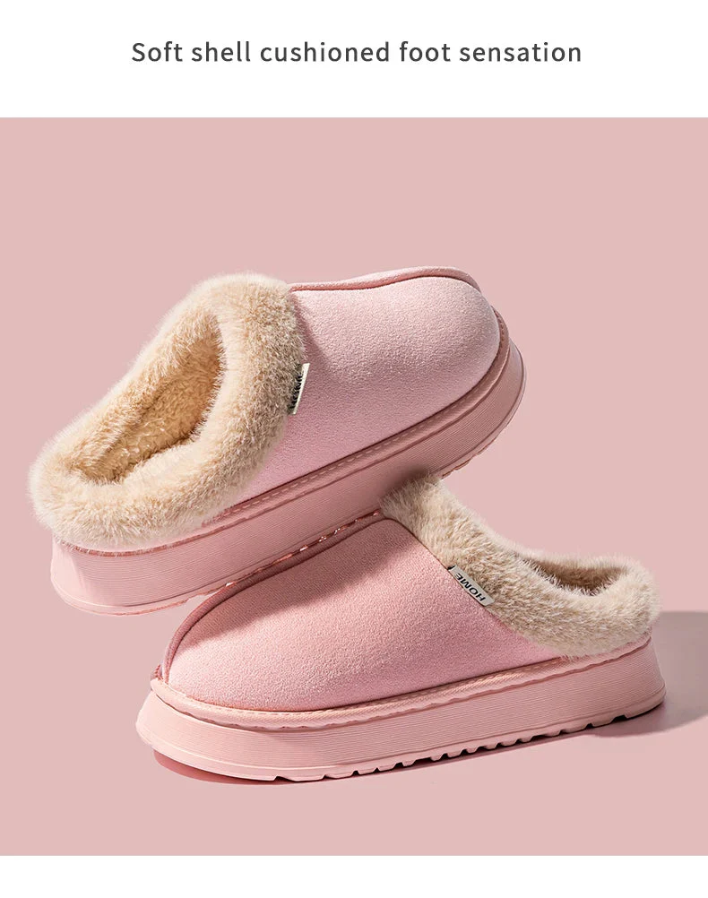 Thick Supportive Sole Lightweight Consistent Temperature Insulation Unisex Winter Slippers - Image 16