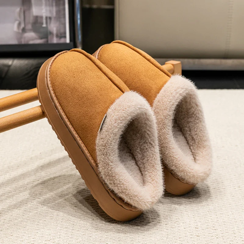 Thick Supportive Sole Lightweight Consistent Temperature Insulation Unisex Winter Slippers - Image 22