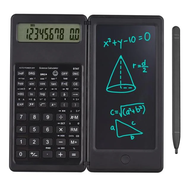 Foldable Dual Powered Calculator with 6.5Inch LCD Writing Tablet - Image 2