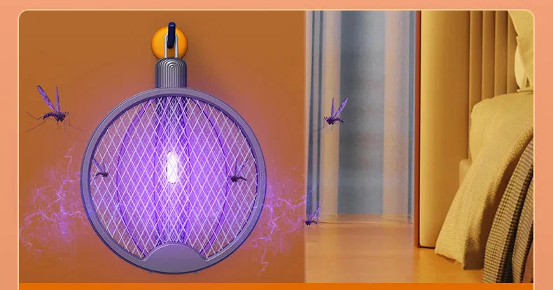 UV Attract 3-in-1 (Handheld / Stand / Wall-Mount) Rechargeable Mosquito Swatter - Image 13