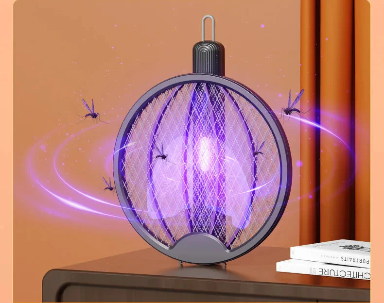 UV Attract 3-in-1 (Handheld / Stand / Wall-Mount) Rechargeable Mosquito Swatter - Image 3