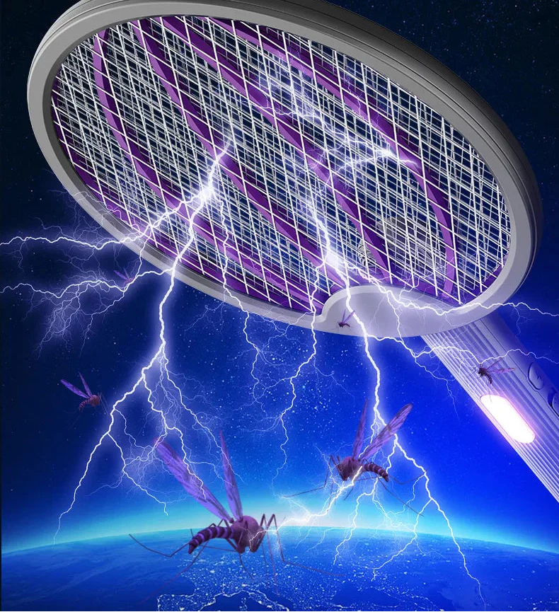 UV Attract 3-in-1 (Handheld / Stand / Wall-Mount) Rechargeable Mosquito Swatter - Image 8