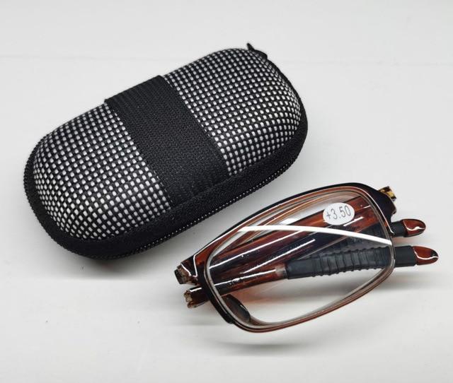 Foldable Unisex Reading Glasses With Case - Image 3