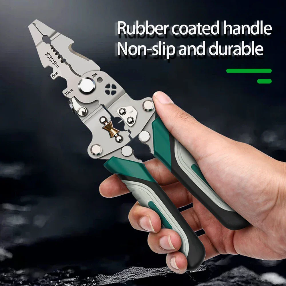 SmartFold Foldable Multi-Function Pulley Design Wire Stripper and Crimper - Image 3