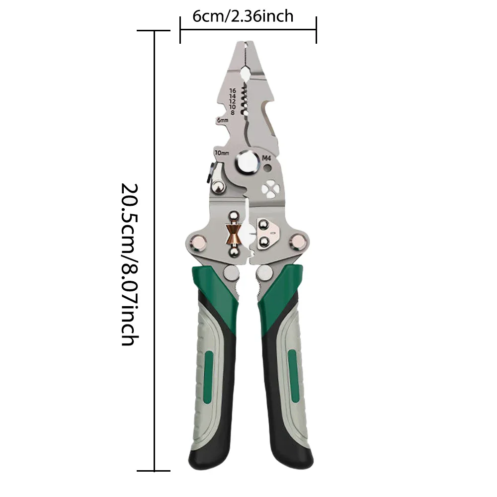 SmartFold Foldable Multi-Function Pulley Design Wire Stripper and Crimper - Image 9