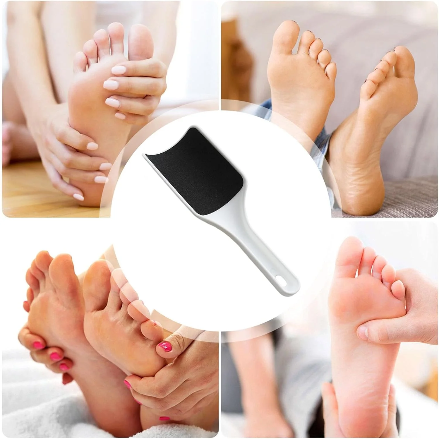 Double-Sided (Thick and Fine Grits) Design Ergonomic Foot File & Callus Remover - Image 10