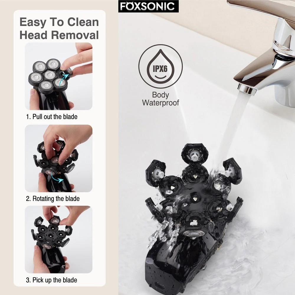 FOXSONIC™ Multifunctional 7 Blades Shaver - Image 10