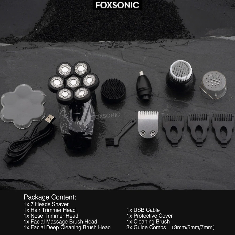 FOXSONIC™ Multifunctional 7 Blades Shaver - Image 12