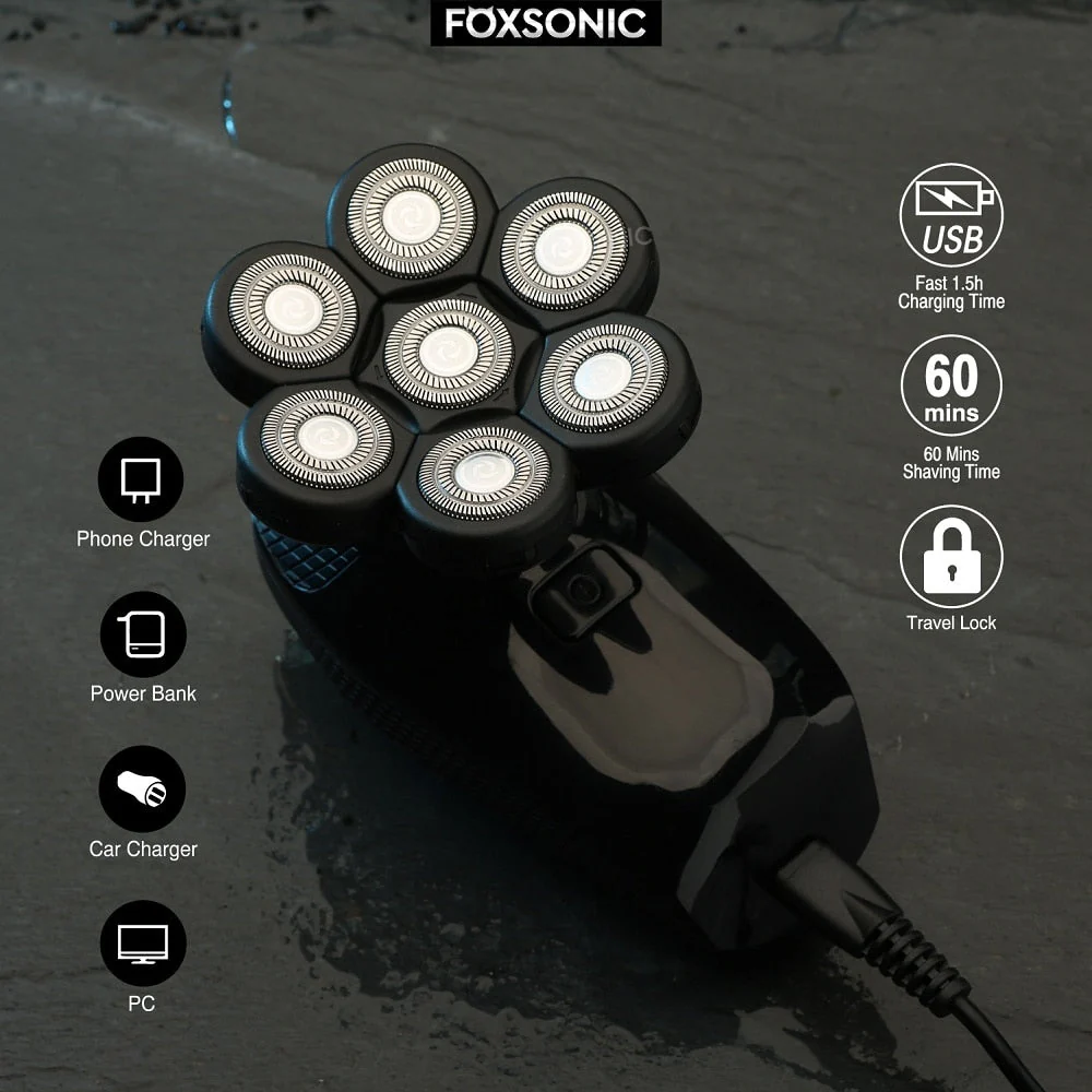 FOXSONIC™ Multifunctional 7 Blades Shaver - Image 8