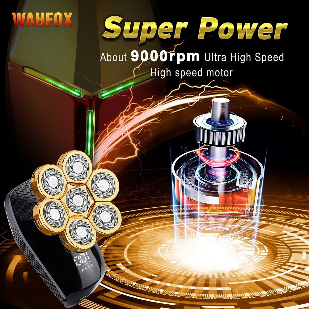 FOXSONIC™ Multifunctional 7 Blades Shaver - Image 9