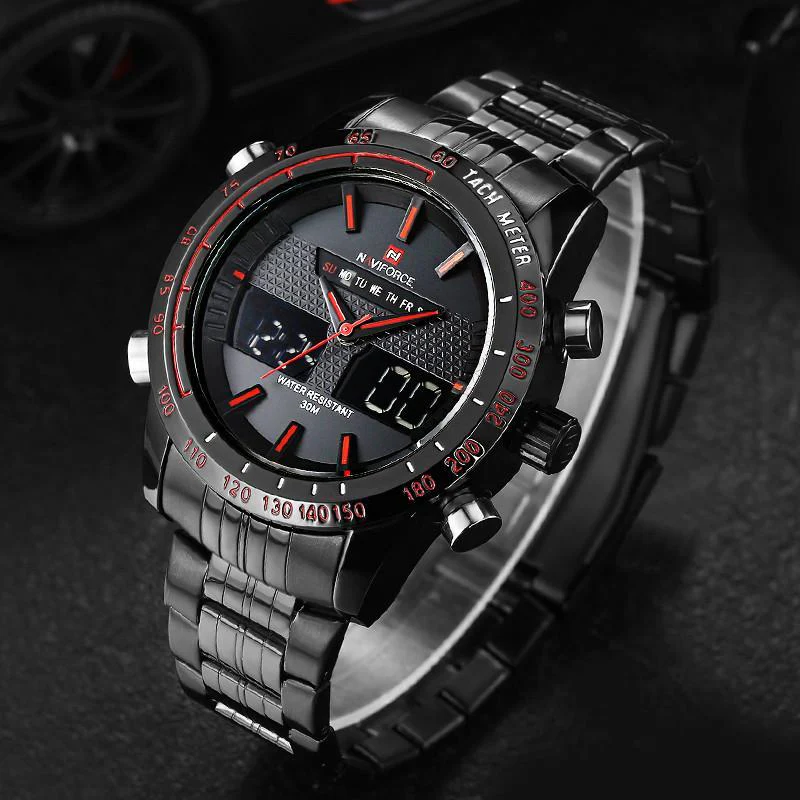 G191 Full Steel Military Wrist Watch (6 colors) - Image 2