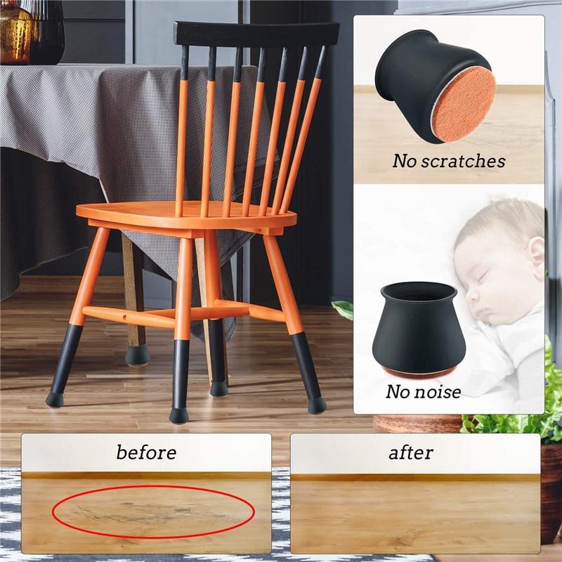 Chair Leg Elastic Silicon Protection Covers - Image 10