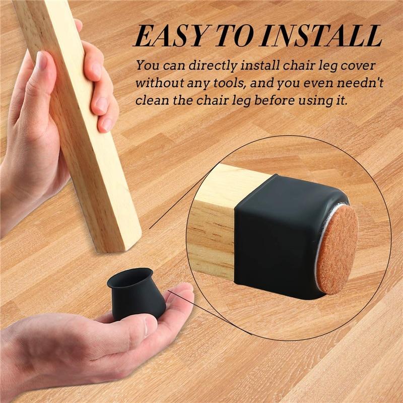 Chair Leg Elastic Silicon Protection Covers - Image 9