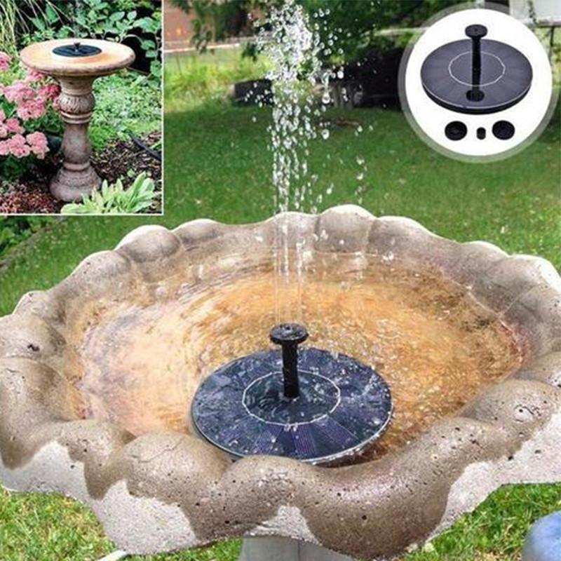 Futuristic Solar Powered Bird Fountain