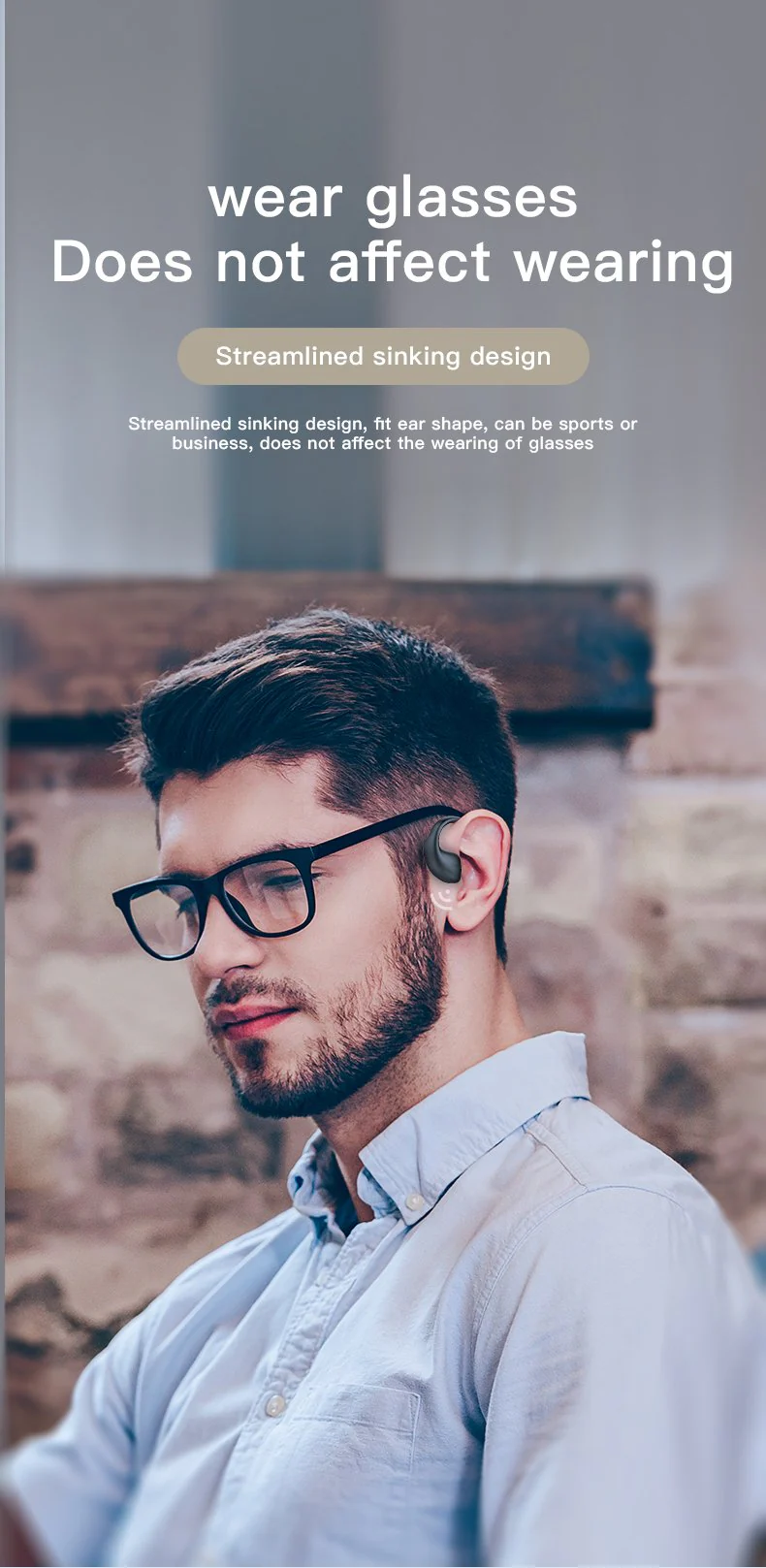 G100™ Surround Sound Bone Conduction Bluetooth Earphones - Image 15
