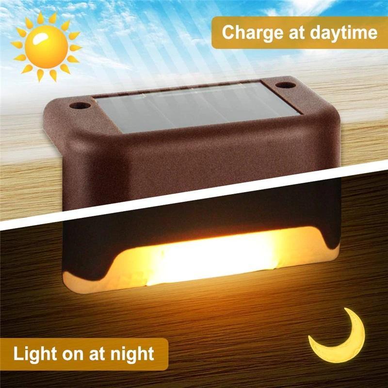 GardenGuard™ Waterproof Pathway & Stairs Solar LED Lights ( 4pcs) - Image 2