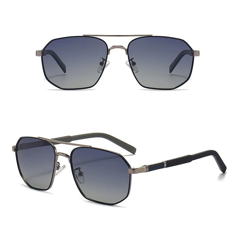 GCV™ Classic Pilot Square Polarized Sunglasses - Image 12