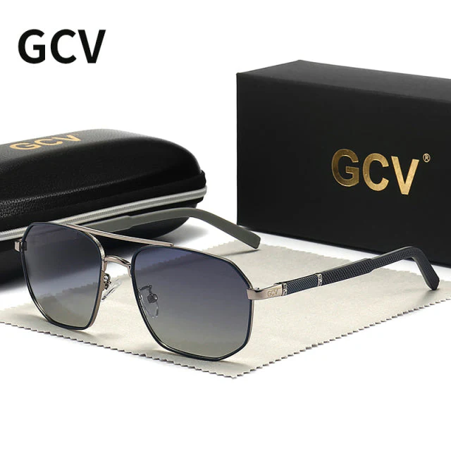 GCV™ Classic Pilot Square Polarized Sunglasses - Image 16